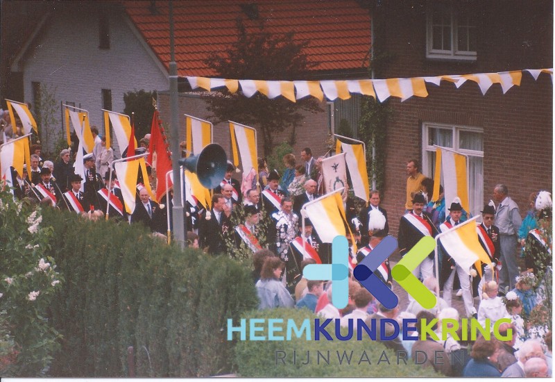 1991 Hein Derksen Koning van EMM tijdens de processie Coll. P.Snip